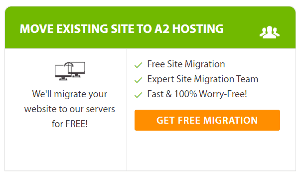 A2 Hosting Free Migration Website